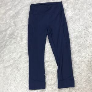 Lululemon In Movement Crop *Everlux 19" Mach Blue